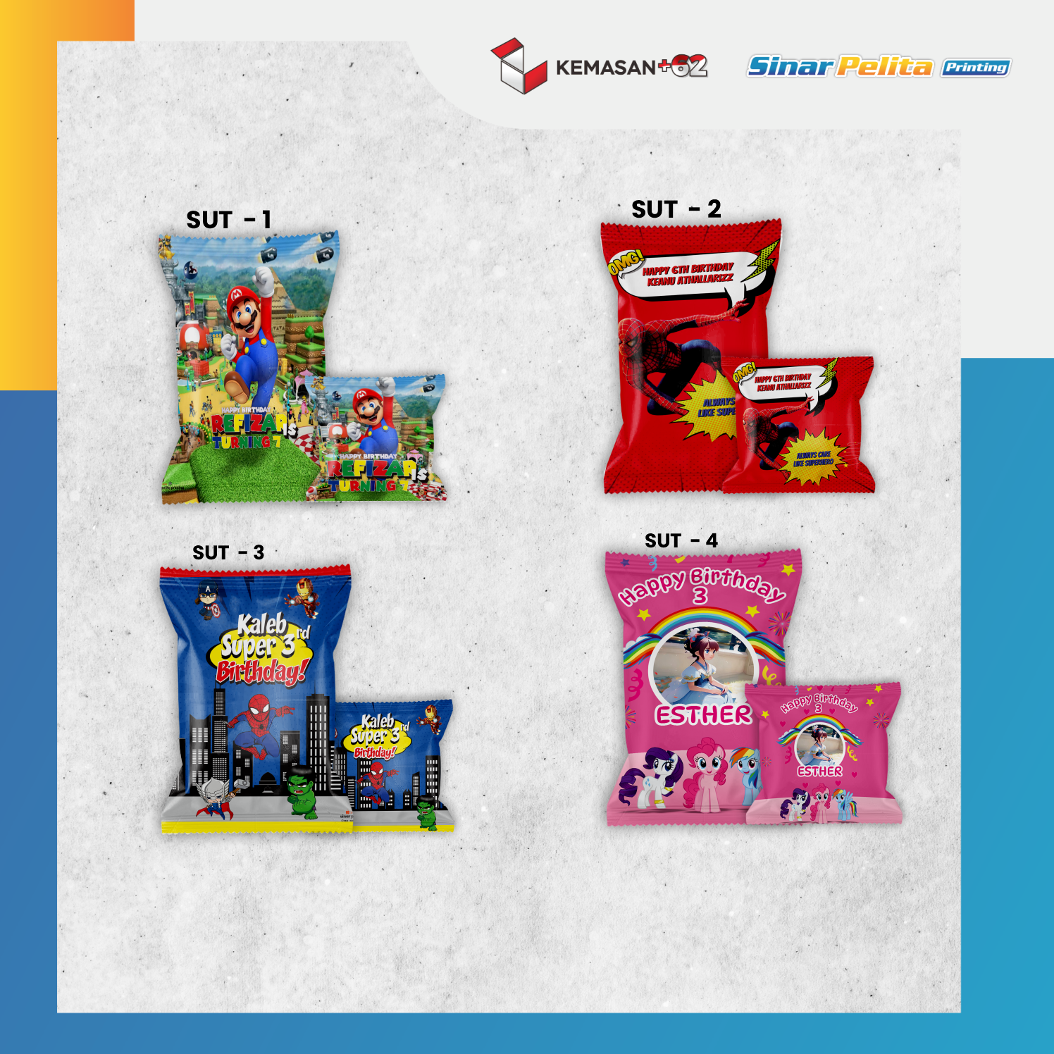 Pouch Snack Besar Giant Snack Pouch (Snack Bag) - Sinar Pelita Printing