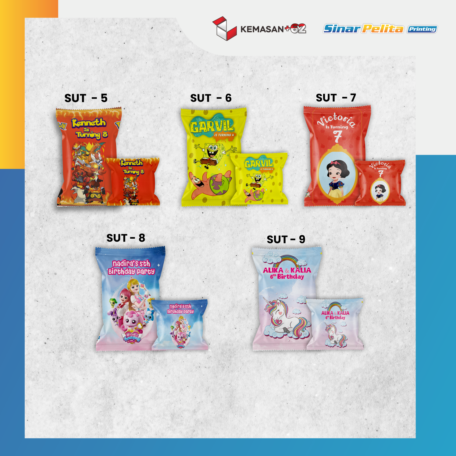 Pouch Snack Besar Giant Snack Pouch (Snack Bag) - Sinar Pelita Printing